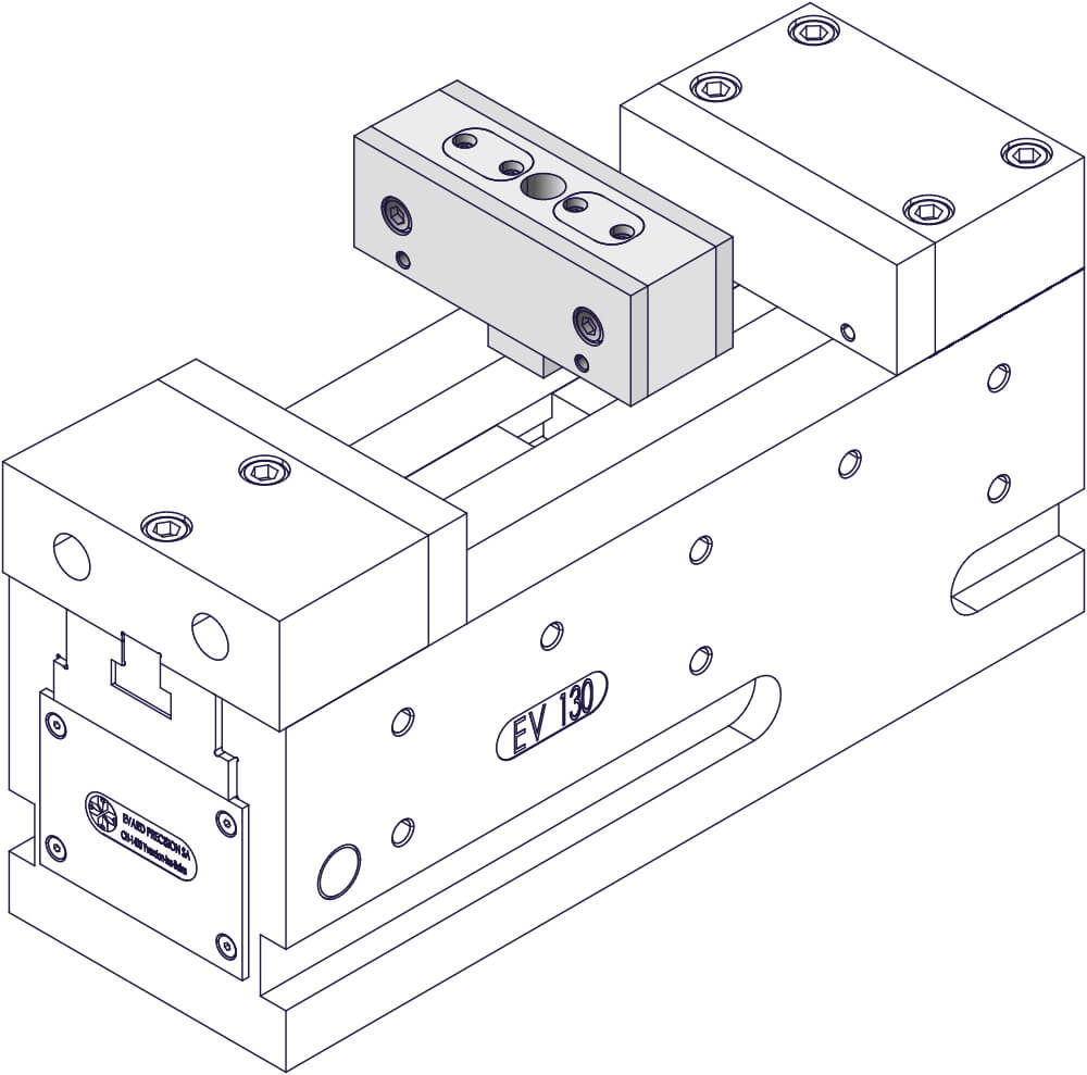 The multiple clamping system 50 and 80